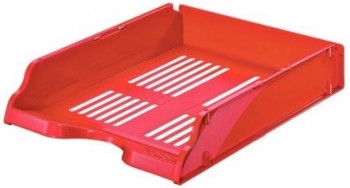 BANDEJA PLASTICO TRANSIT ESSELTE ROJA