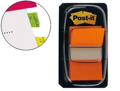 DISPENSADOR 50 BANDERITAS SEPARADORAS 680-4 POST-IT COLOR NARANJA
