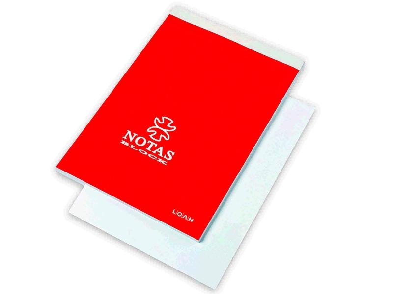 BLOC NOTAS FOLIO CON TAPA LISO LOAN MOD.T-501/B