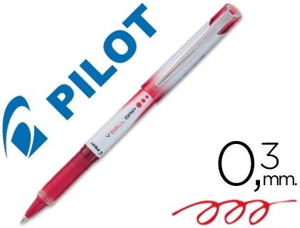 ROTULADOR PILOT V-BALL GRIP 0,7 ROJO