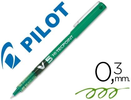 ROTULADOR PILOT PUNTA AGUJA V-5 VERDE 0.5 MM