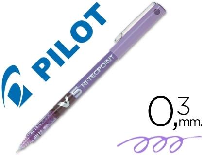ROTULADOR PILOT PUNTA AGUJA V-5 VIOLETA 0.5 MM