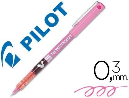 ROTULADOR PILOT PUNTA AGUJA V-5 ROSA 0.5 MM