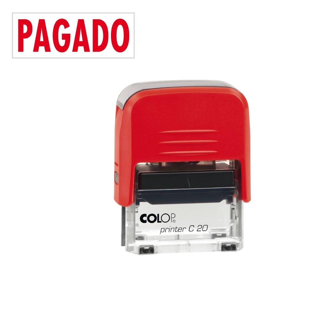 SELLO AUTOMATICO FORMULA COLOP PRINTER C20 38X14 MM PAGADO