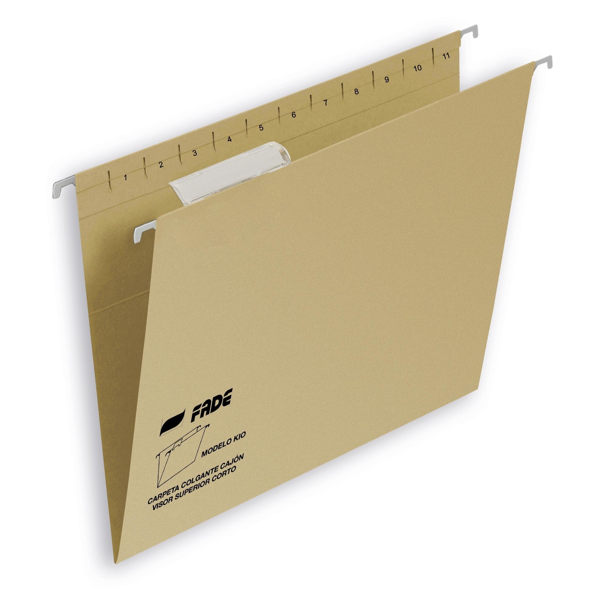 CARPETA COLGANTE FOLIO PDO. FADE -UNIDAD