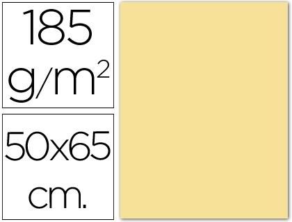CARTULINA 50X65 185 G. CREMA