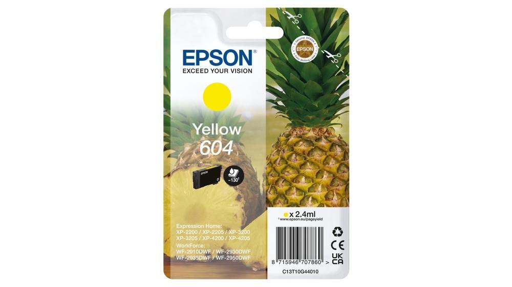 CARTUCHO EPSON 604 AMARILLO C13T10G44010