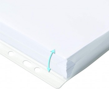 BLISTER 10 FUNDAS MT OXFORD GRAN CAPACIDAD CON FUELLE A4 PP EXTRA CRISTAL 200 MICRAS