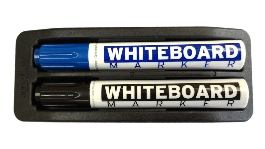 BORRADOR MAGNETICO PARA PIZARRA BLANCA CON DOS ROTULADORES MOLIN