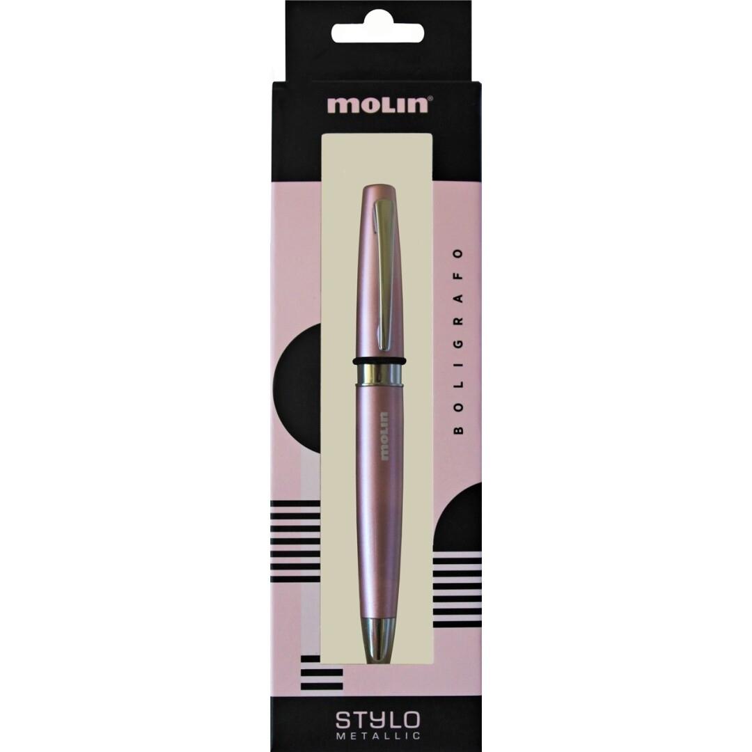 BOLIGRAFO METALICO MOLIN STYLO PINK / ROSA