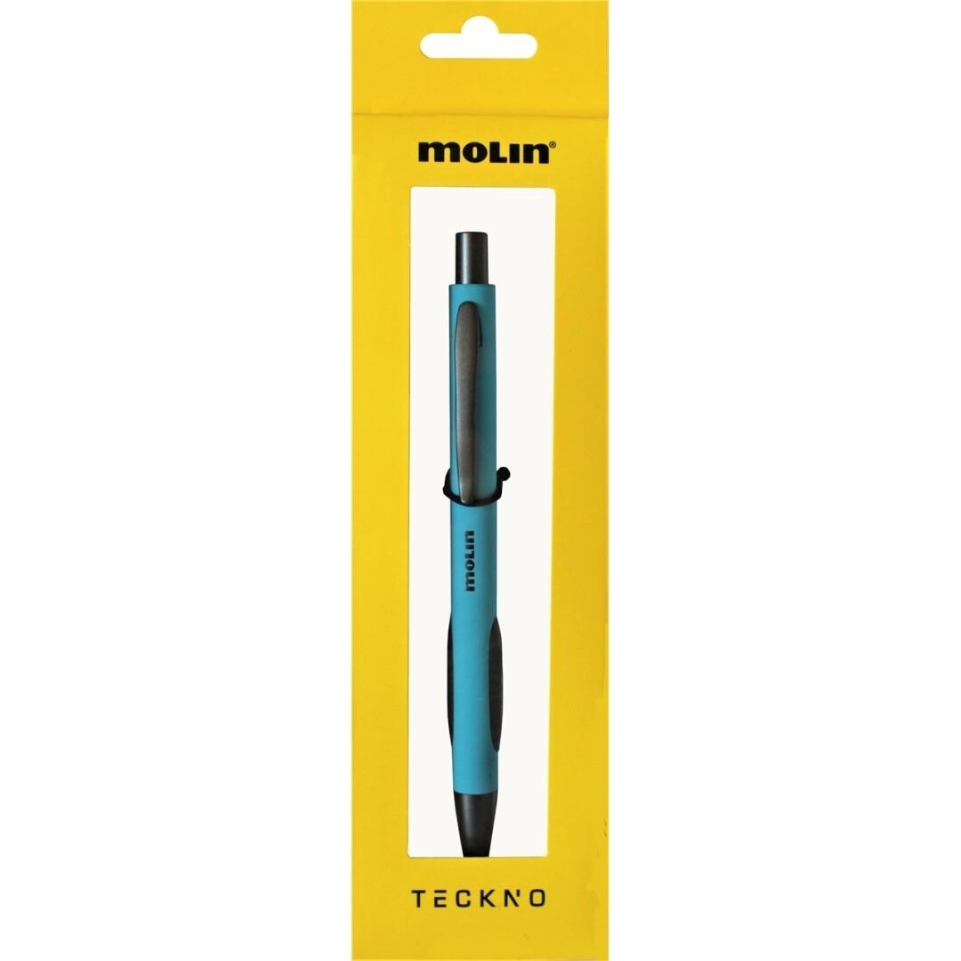 BOLIGRAFO METALICO MOLIN TECKNO BLUE / AZUL
