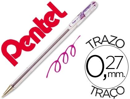 BOLIGRAFO PENTEL SUPERB BK-77 V COLOR VIOLETA