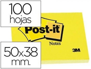 TACOS NOTAS POST-IT 38X51 REF. 653 3M