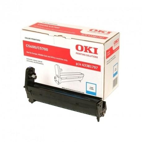 TAMBOR OKI C5600/C5700 CYAN 20.000 PAGINAS - 43381707