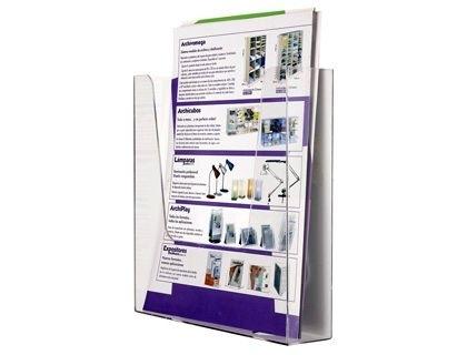 EXPOSITOR MURAL ARCHIVO 2000 METACRILATO DIN A4 TRANSPARENTE 225X50X244 MM COD. 37944