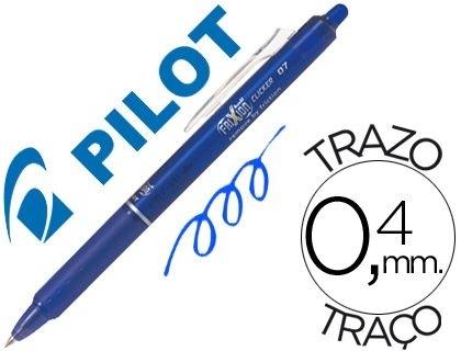BOLIGRAFO PILOT FRIXION CLICKER BORRABLE 0,7 MM COLOR AZUL COD 53683