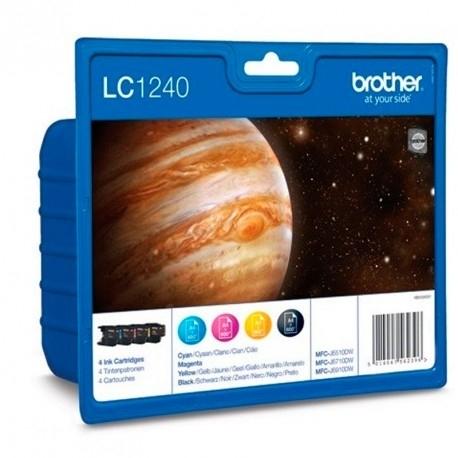 PACK 4 CARTUCHOS BROTHER LC1240
