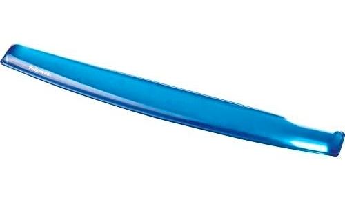 REPOSAMUÑECAS PARA TECLADO GEL CRYSTAL FELLOWES AZUL