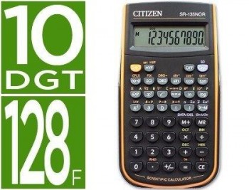 CALCULADORA CIENTIFICA CITIZEN SR135 N NARANJA COD 45322