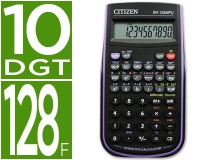 CALCULADORA CIENTIFICA CITIZEN SR135 N VIOLETA COD 45324