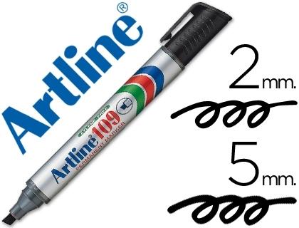 ROTULADOR ARTLINE MARCADOR PERMANENTE 109 NEGRO -PUNTA BISELADA COD. 26915