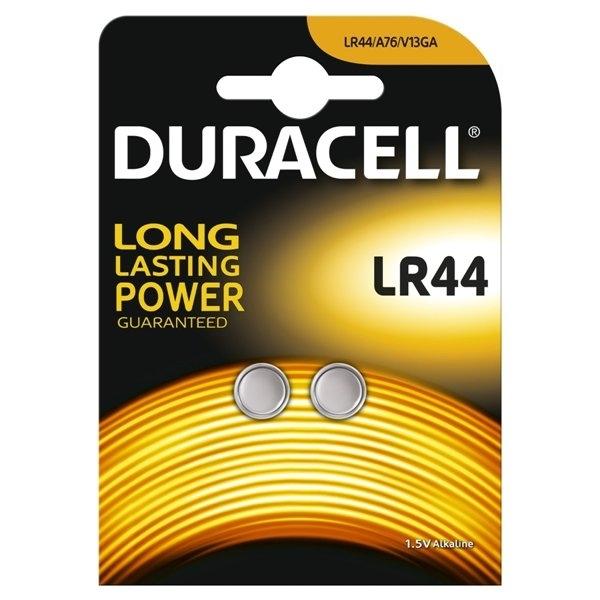 BLISTER 2 PILAS DURACELL LR44 / A76 / V13GA