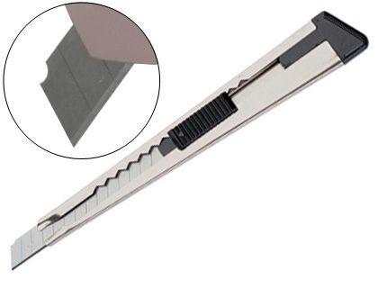 CUTTER METALICO Q-CONNECT KF10940 CUCHILLA ESTRECHA 9 MM COD. 14858