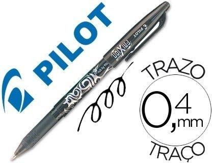 BOLIGRAFO PILOT FRIXION BORRABLE 0,7 MM COLOR NEGRO COD. 37565