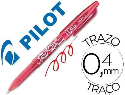 BOLIGRAFO PILOT FRIXION BORRABLE 0,7 MM COLOR ROJO COD. 37566