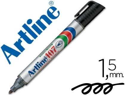 ROTULADOR ARTLINE MARCADOR PERMANENTE 107 NEGRO -PUNTA REDONDA COD 26911
