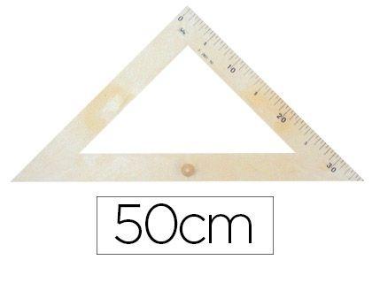 ESCUADRA PARA ENCERADO FAIBO PLASTICO IMITACION MADERA 50 CM COD 76232