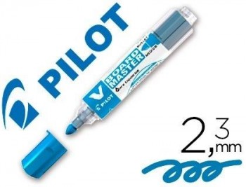 ROTULADOR PILOT VBOARD MASTER PARA PIZARRA BLANCA AZUL TINTA LIQUIDA TRAZO 2,3MM