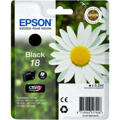 CARTUCHO EPSON 18 NEGRO C13T18014012