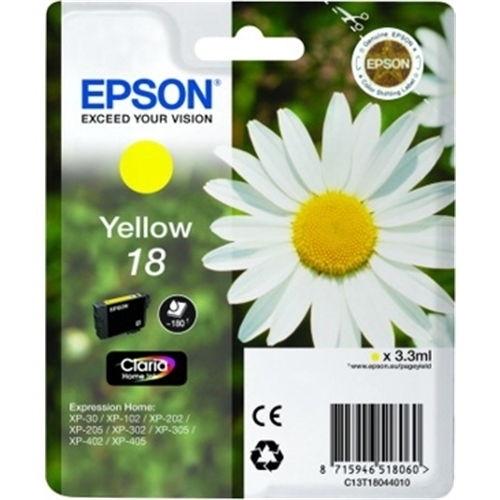CARTUCHO EPSON 18 AMARILLO C13T18044012