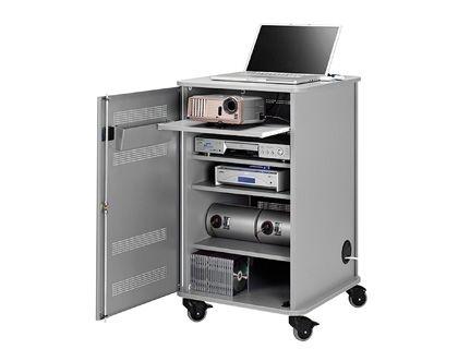 ARMARIO MULTIMEDIA NOBO CON PUERTA METALICA COD 43847