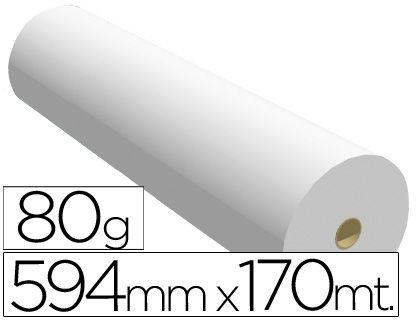 PAPEL REPROGRAFIA PPC PARA PLANOS 594X170MT 80GR COD 35636