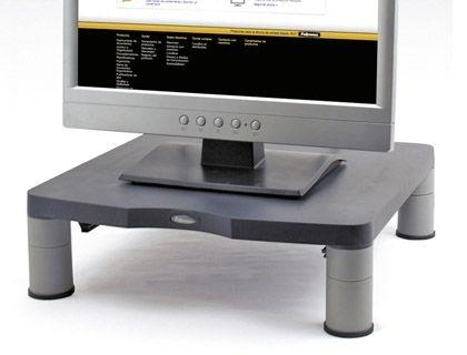 SOPORTE FELLOWES PARA MONITOR TFT ESTANDAR AJUSTABLE EN ALTURA 50/100X340X340 MM COLOR GRAFITO COD 78286