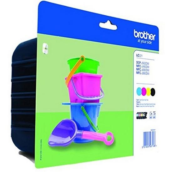 PACK 4 CARTUCHOS BROTHER LC221