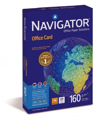 PAQUETE PAPEL 250 HOJAS DIN A3 NAVIGATOR 160 GRS OFFICE CARD