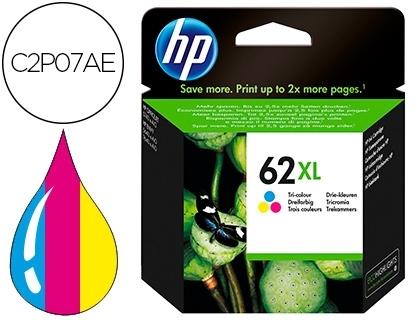 CARTUCHO HP 62XL TRICOLOR C2P07AE