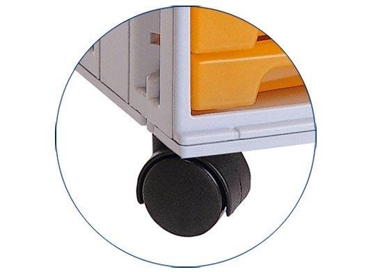 JUEGO 4 RUEDAS PARA MODULOS ARCHIVOTEC SERIE 6000