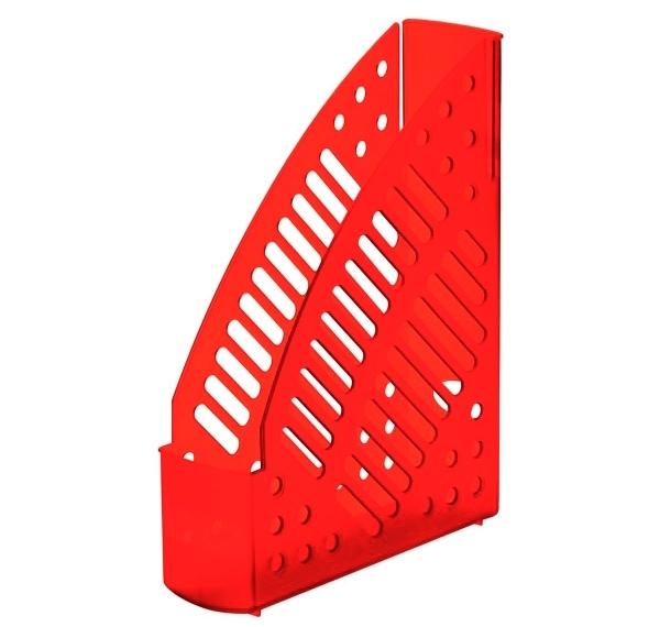 REVISTERO PLASTICO FAIBO TRANSPARENTE FLUOR ROJO