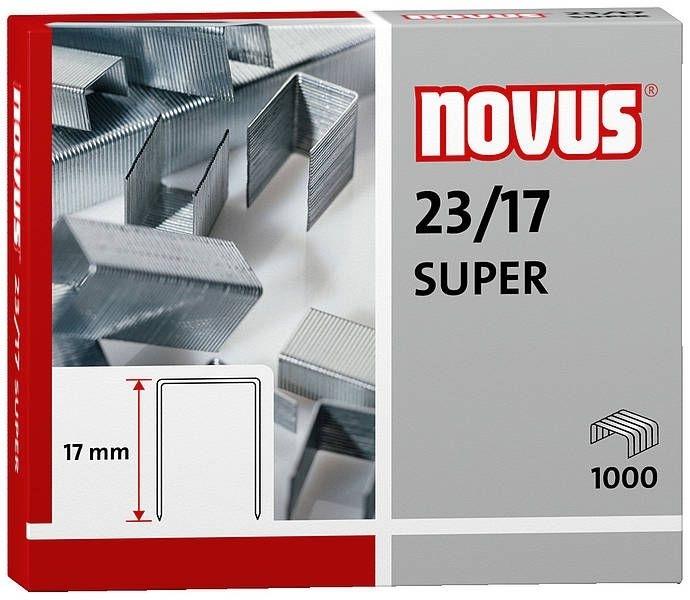 CAJA 1.000 GRAPAS NOVUS 23/17 SUPER