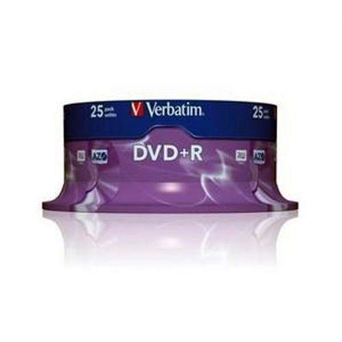 TARRINA 25 DVD+R VERBATIM