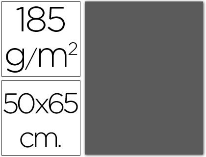 CARTULINA 50X65 185 G. GRIS PLOMO