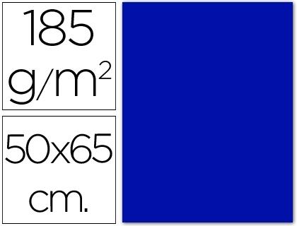 CARTULINA 50X65 185 G. AZUL ULTRAMAR