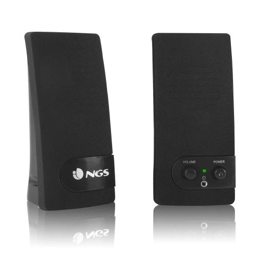 ALTAVOCES 2.0 NGS SB150 200 W - JACK 3,5MM - COLOR NEGRO - ALIMENTACION USB - 4W RMS