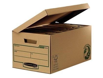 PACK 10 MAXI CONTENEDOR DE ARCHIVOS CON TAPA FIJA EARTH SERIES NATURA FELLOWES