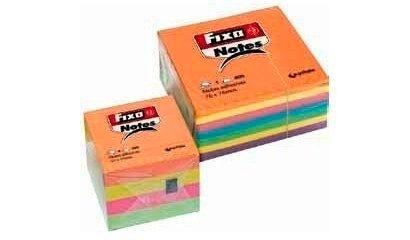 CUBO 400 HOJAS 7 COLORES 51X51 NEON GRAFOPLAS