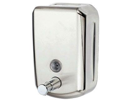 DISPENSADOR MANUAL Q-CONNECT DE JABON 800 ML ACERO INOXIDABLE 178X114X56 MM COD 75185